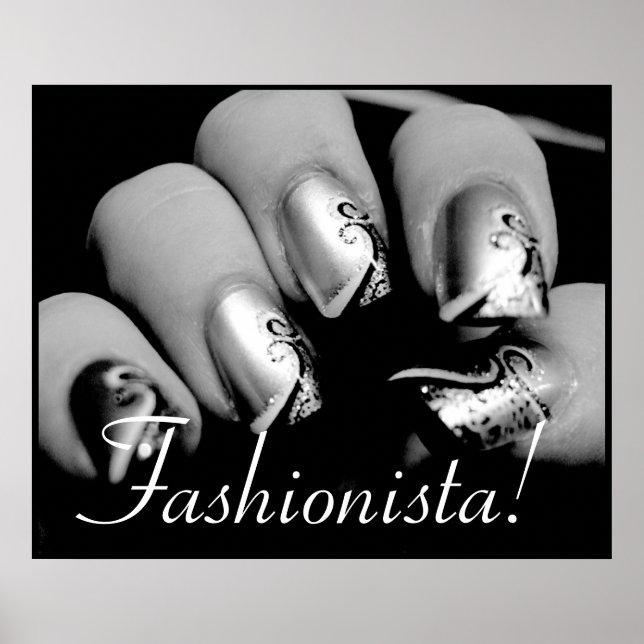 Fashionista Nail Art Poster (Vorne)