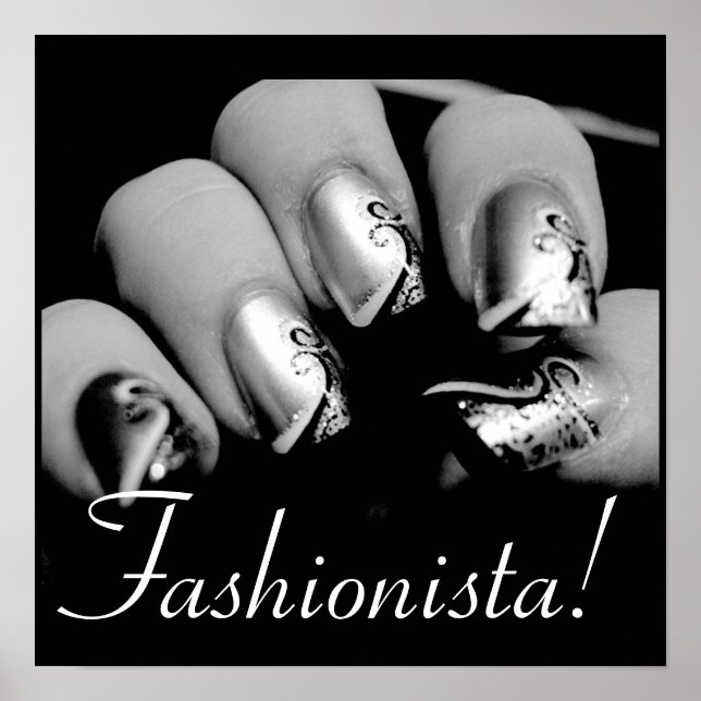 Fashionista Nail Art Poster (Vorne)
