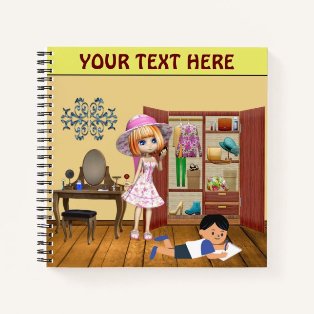 Fashionista Notizbuch (Vorderseite)