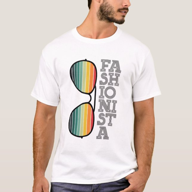 Fashionista, Retro T-Shirt (Vorderseite)
