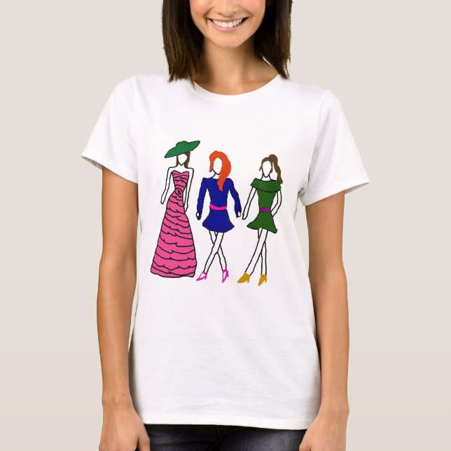 Fashionistas-T-Shirt T-Shirt (Vorderseite)