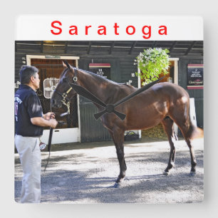 Fasig Tipton Yearling Auktionen Quadratische Wanduhr