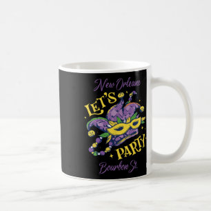 Fasnachtsdienstag Bourbon Street New Orleans Souve Kaffeetasse
