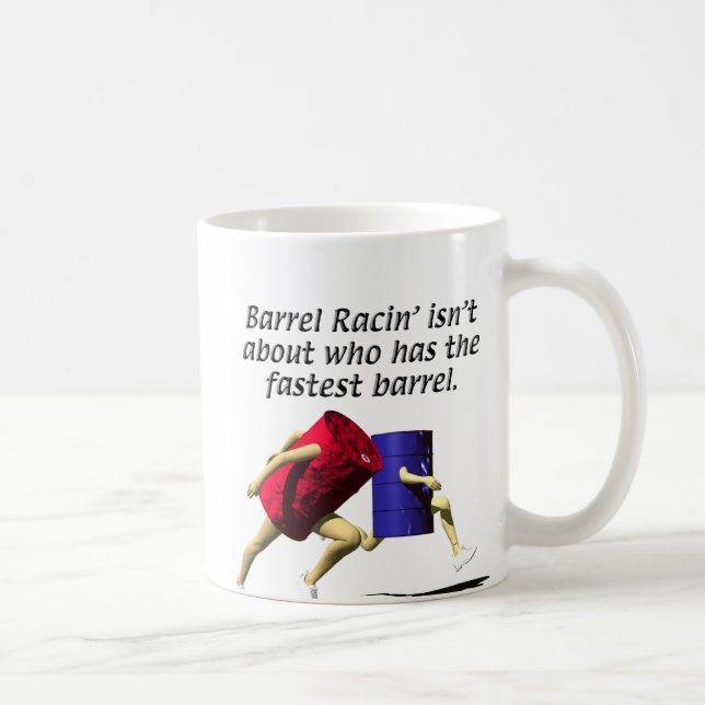 Fass-Laufen - Laufen der Fässer Kaffeetasse (Rechts)