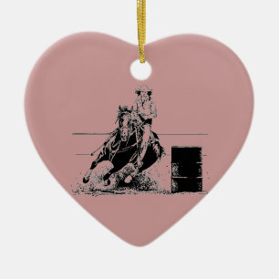Fass-laufendes Pferd Keramikornament