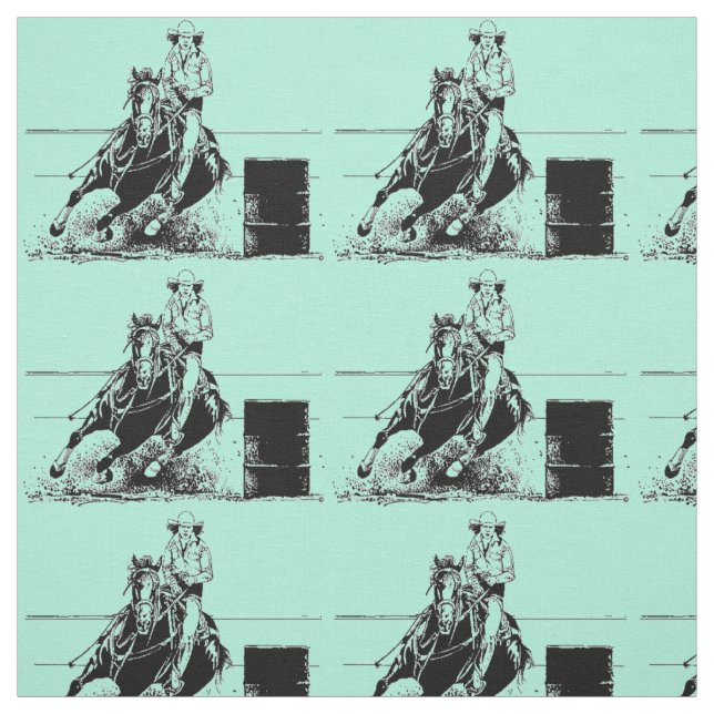 Fass-laufendes Pferd Stoff (Muster)