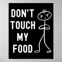 Fass mein Essen nicht an, lustiger Witz
