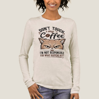 Fass meine Kaffee nicht an Grumpy Cat Lustiges Shi Tri-Blend Shirt