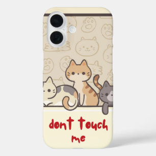 Fass meine Katze nicht an - Handyhülle Süße und iPhone 16 Hülle