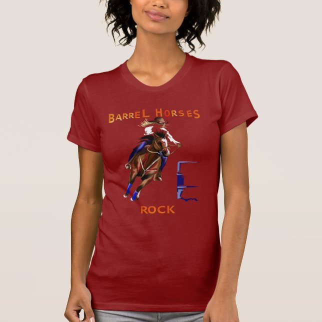 Fass-Pferdefelsen-Shirts T-Shirt (Vorderseite)