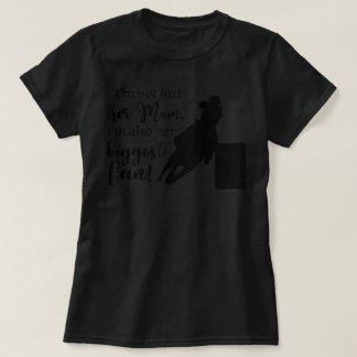 Fass-Renn-Mutter Cowgirl Pferdereiten Rennfahrerin T-Shirt
