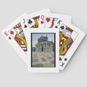 Fassade der Kirche, erbaut 1564-80, Fassade getan Spielkarten