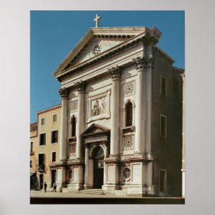 Fassade der Kirche Santa Maria della Poster