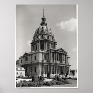 Fassade der Kirche von St. Louis Poster