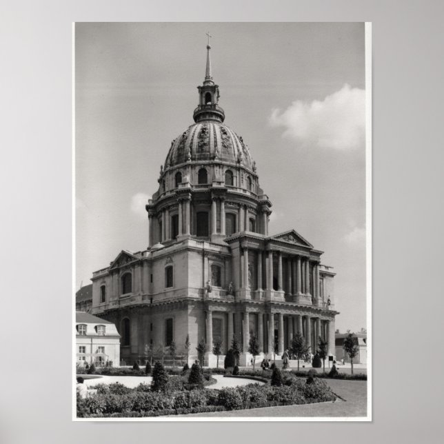 Fassade der Kirche von St. Louis Poster (Vorne)