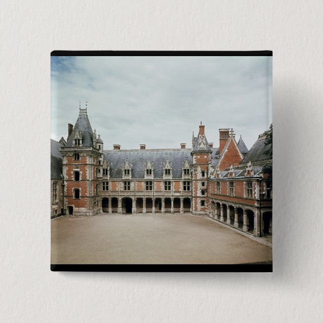 Fassade des Flügels Louis XII, 1498-1503 Button (Vorderseite)