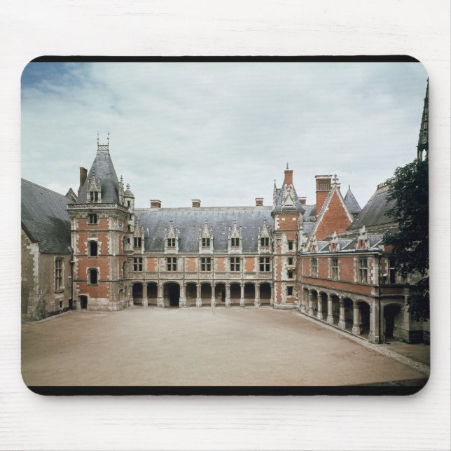 Fassade des Flügels Louis XII, 1498-1503 Mousepad (Vorne)