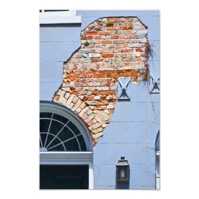 Fassade des französischen Viertels Fotodruck (Vorne)