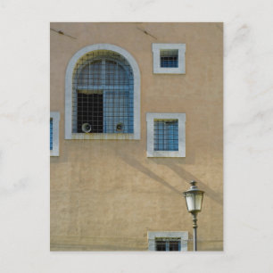 Fassade des Gebäude in Rom, Italien Postkarte