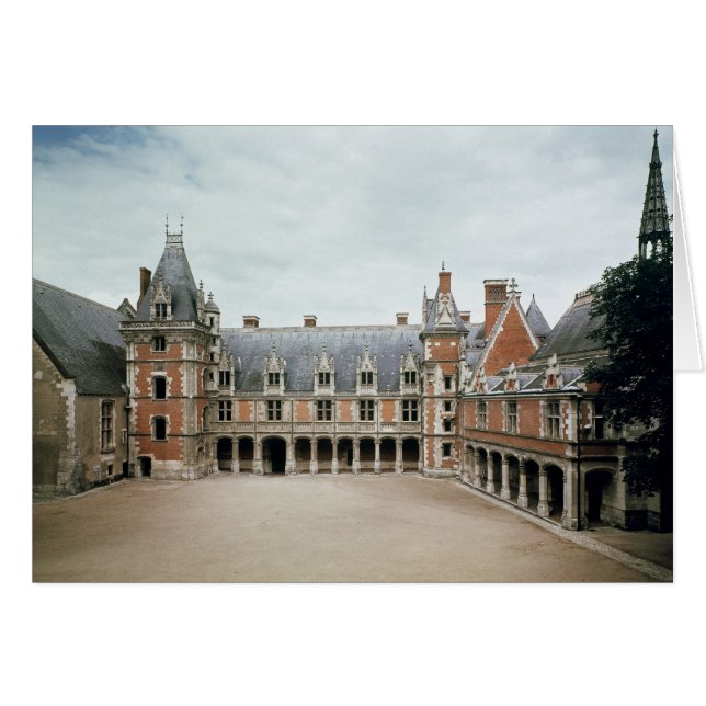 Fassade des Louis XII Flügels, 1498-1503 (Vorderseite (Horizontal))