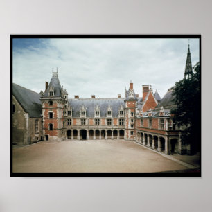 Fassade des Louis XII Flügels, 1498-1503 Poster