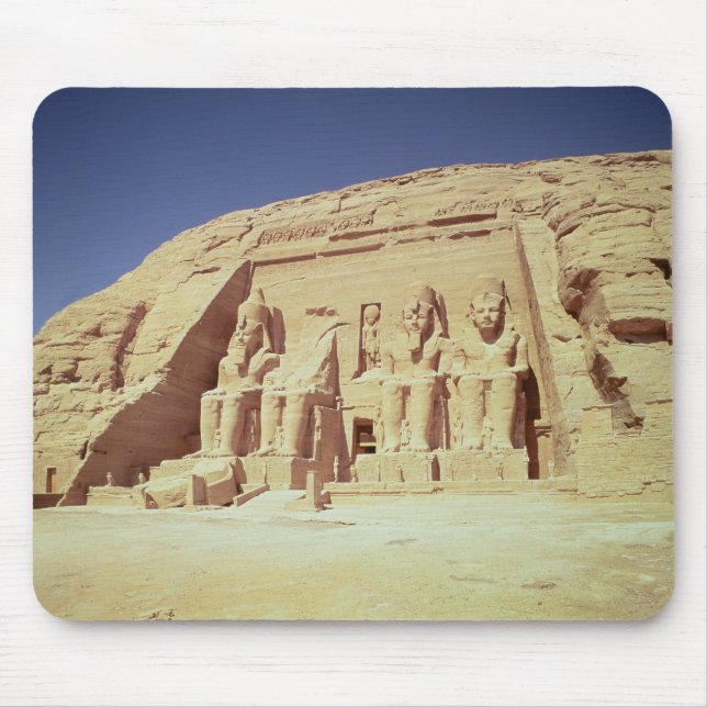 Fassade des Tempels von Ramesses II Mousepad (Vorne)