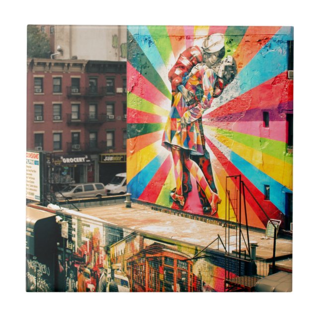 Fassade Graffiti Fliese (Vorderseite)