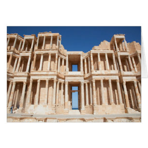 Fassade und Bühne des römischen Amphitheaters