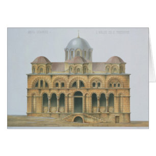 Fassade von Mefa Dzamissi, die Kirche von St.