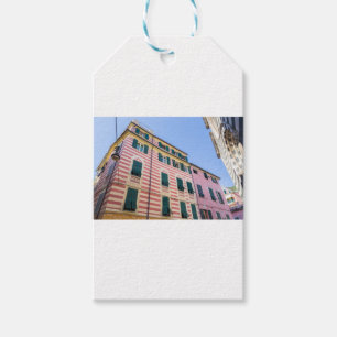 Fassaden Monterosso Cinque Terre Liguria Ital Geschenkanhänger