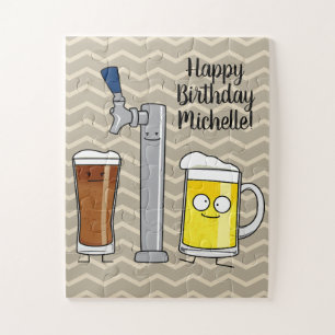 Fassbierlager stechen die stout betrunkene puzzle