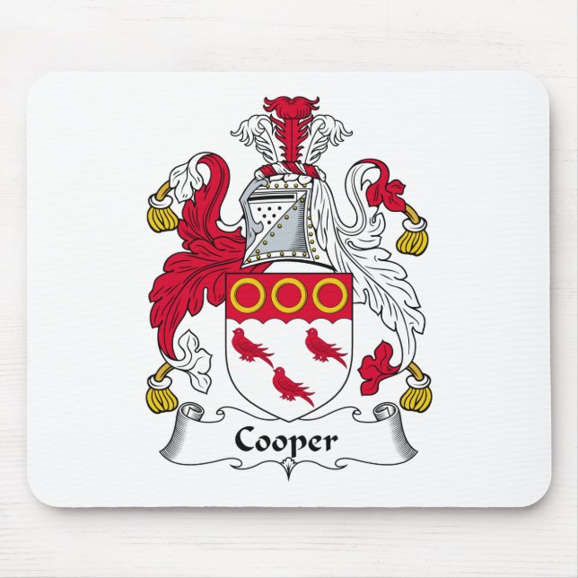 Fassbinder-Familienwappen Mousepad (Vorne)