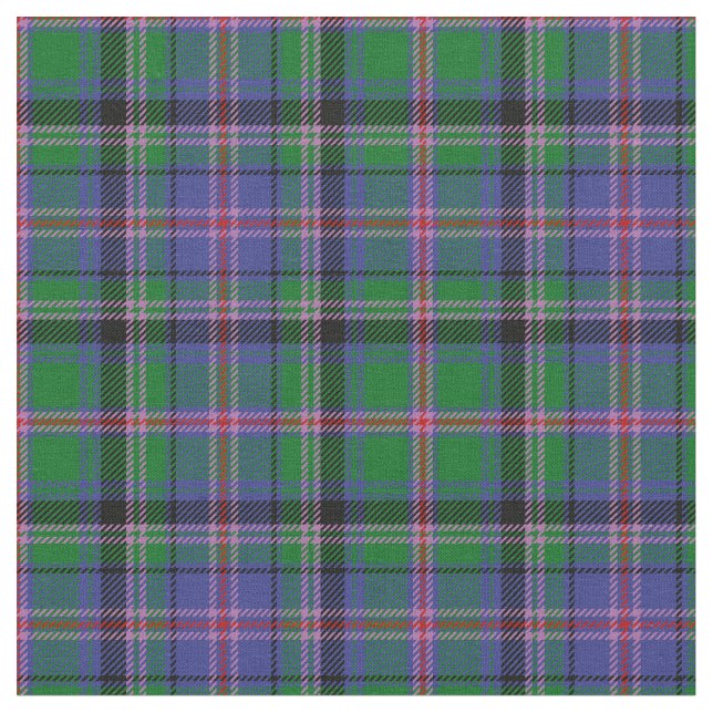 Fassbindertartan-Druck Stoff (Nahaufnahme)