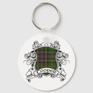 Fassbindertartan-Schild Schlüsselanhänger