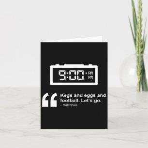 Fässer und Eier und Fußball  Karte