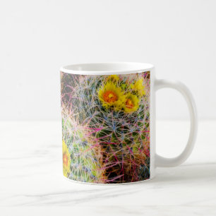 Fasskaktus Nahaufnahme, Kalifornien Tasse