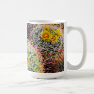 Fasskaktus Nahaufnahme, Kalifornien Tasse