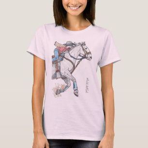 Fassracer-Reiter mögen ein Mädchen-Shirt T-Shirt