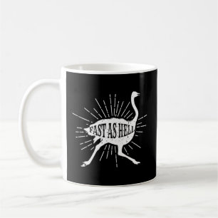 Fast As Hell Safari Ostrich Kaffeetasse