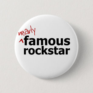 (Fast) berühmter Rockstar Button