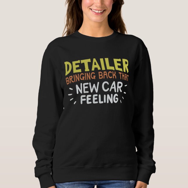 Fast car detailer for craftsmen with sweatshirt (Vorderseite)