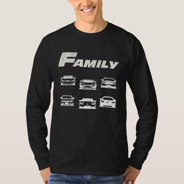 Fast Car Family   1 T-Shirt (Vorderseite)