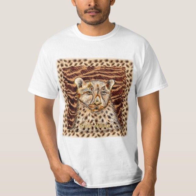 Fast Cheetah  T-Shirt (Vorderseite)