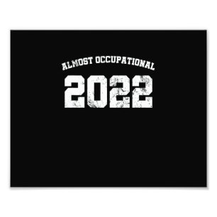 Fast examinierte Krankenschwester 2022 Krankenpfle Fotodruck