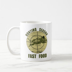 Fast Food Bob lustige Jagd Redewendungen Kaffeetasse