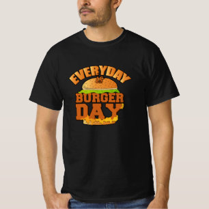 Fast Food Burger Käse Funny Eat Feinschmecker Gesc T-Shirt