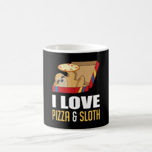 Fast Food Burger Sloth Funny Pizza Essen Geschenk Kaffeetasse