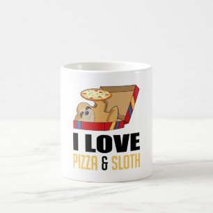 Fast Food Burger Sloth Funny Pizza Feinschmecker G Kaffeetasse