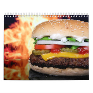 Fast Food Calendar 2025 Kalender
