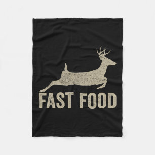 Fast Food Deethunter - Funny Junting T-Shirt Fleecedecke